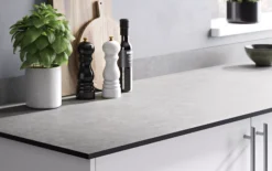 GoodHome 12mm Nepeta Matt Grey Paper & Resin Square Edge Kitchen Worktop, (L)2000mm -Goodhome goodhome 12mm nepeta matt grey paper resin square edge kitchen worktop l 2000mm3663602636892 22i