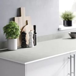 GoodHome 12mm Nepeta Matt White Stone Effect Paper & Resin Square Edge Kitchen Worktop, (L)3000mm 15 GoodHome 12mm Nepeta Matt White Stone Effect Paper & Resin Square Edge Kitchen Worktop, (L)3000mm -Goodhome goodhome 12mm nepeta matt white stone effect paper resin square edge kitchen worktop l 3000mm3663602635901 02i bq