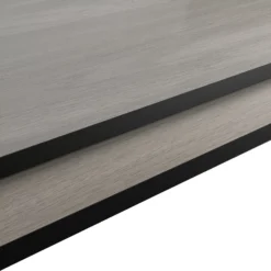 GoodHome 12mm Nepeta Matt Wood Effect Paper & Resin Square Edge Kitchen Breakfast Bar, (L)2000mm