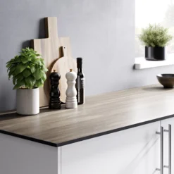 GoodHome 12mm Nepeta Matt Wood Effect Paper & Resin Square Edge Kitchen Breakfast Bar, (L)2000mm 12 GoodHome 12mm Nepeta Matt Wood Effect Paper & Resin Square Edge Kitchen Breakfast Bar, (L)2000mm -Goodhome goodhome 12mm nepeta matt wood effect paper resin square edge kitchen breakfast bar l 2000mm3663602636915 03i bq