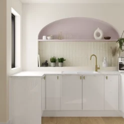 GoodHome 22mm Algiata Matt Beige Marble Effect Chipboard & Laminate Square Edge Kitchen Worktop, (L)3000mm 20 GoodHome 22mm Algiata Matt Beige Marble Effect Chipboard & Laminate Square Edge Kitchen Worktop, (L)3000mm -Goodhome goodhome 22mm algiata matt beige marble effect chipboard laminate square edge kitchen worktop l 3000mm5059340452760 04i