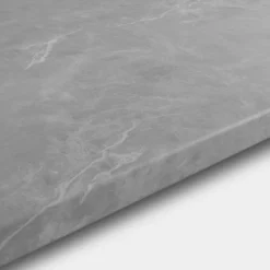 GoodHome 22mm Algiata Matt Marble Effect Chipboard & Laminate Round Edge Kitchen Worktop, (L)3000mm