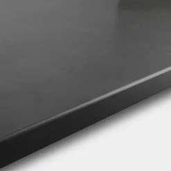 GoodHome 22mm Matt Grey Slate Effect Chipboard & Laminate Post-formed Kitchen Worktop, (L)3000mm