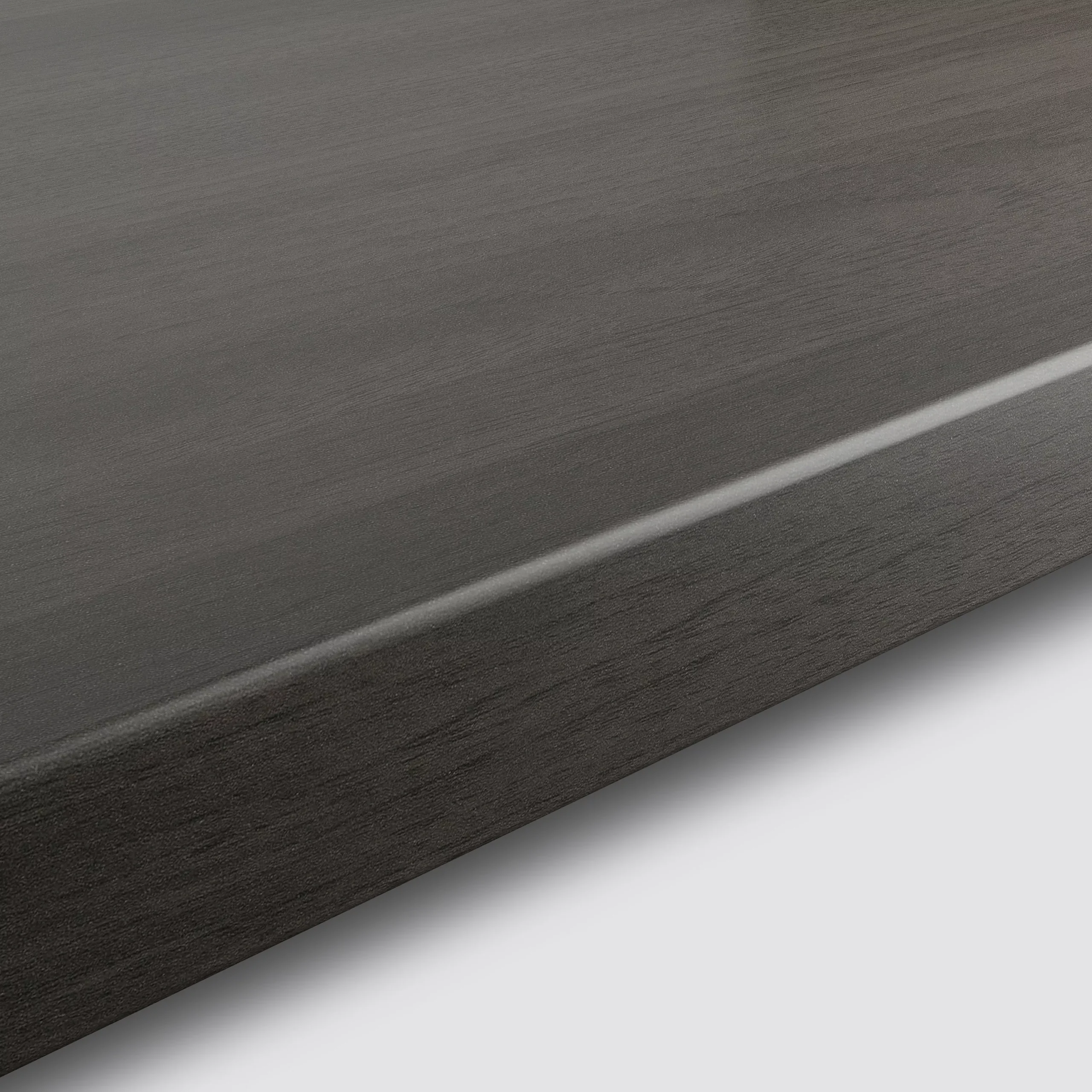 GoodHome 38mm Kabsa Matt Grey Oak Effect Laminate & Particle Board Post-formed Kitchen Breakfast Bar, (L)2000mm 3 GoodHome 38mm Kabsa Matt Grey Oak Effect Laminate & Particle Board Post-formed Kitchen Breakfast Bar, (L)2000mm - Image 3