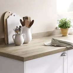 GoodHome 38mm Kabsa Matt Wood Effect Laminate & Particle Board Post-formed Kitchen Breakfast Bar, (L)2000mm 11 GoodHome 38mm Kabsa Matt Wood Effect Laminate & Particle Board Post-formed Kitchen Breakfast Bar, (L)2000mm -Goodhome goodhome 38mm kabsa matt wood effect laminate particle board post formed kitchen breakfast bar l 2000mm3663602635079 21i