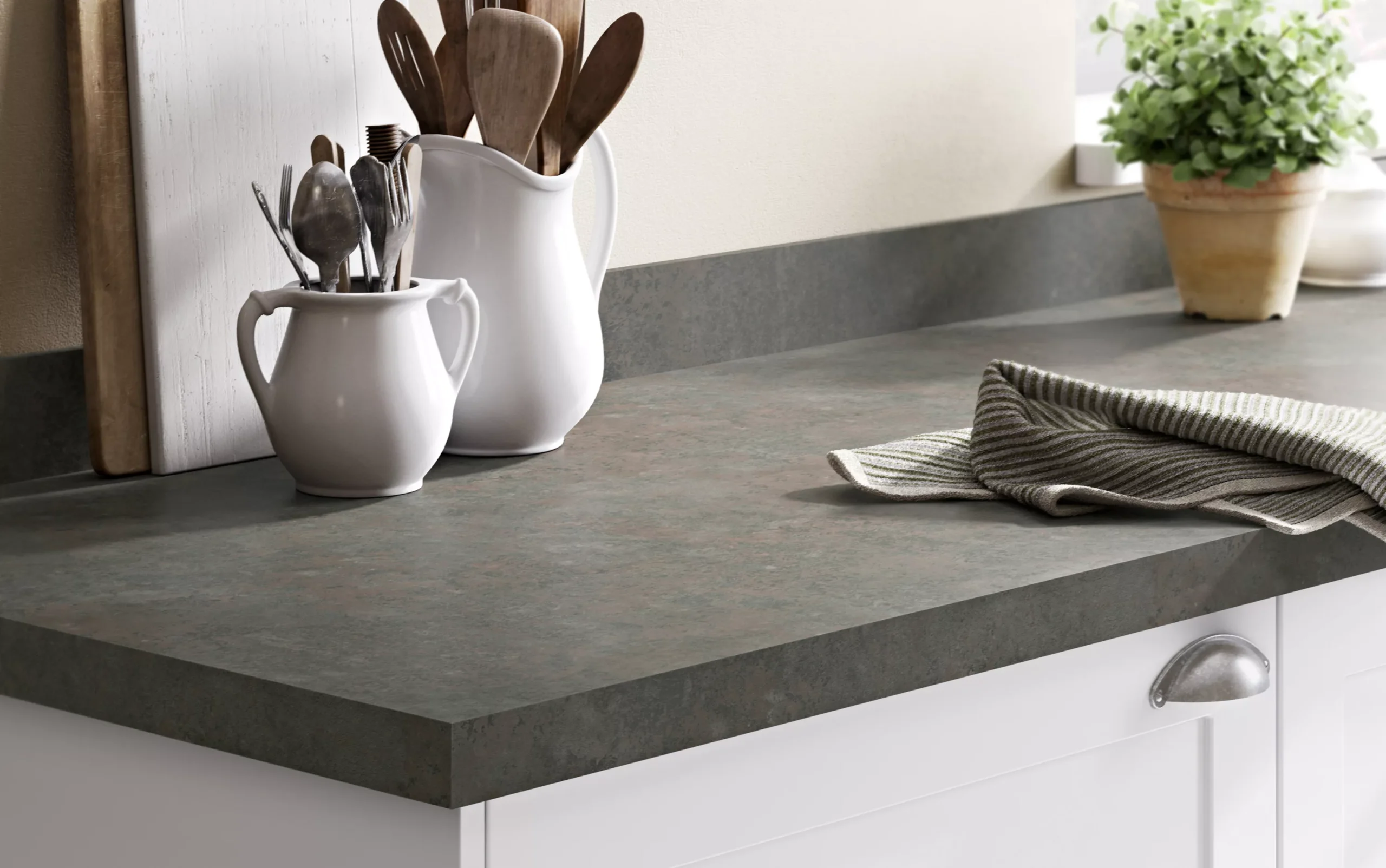 GoodHome 38mm Kala Matt Carnival Stone Effect Laminate & Particle Board Square Edge Kitchen Breakfast Bar, (L)2000mm 5 GoodHome 38mm Kala Matt Carnival Stone Effect Laminate & Particle Board Square Edge Kitchen Breakfast Bar, (L)2000mm - Image 5