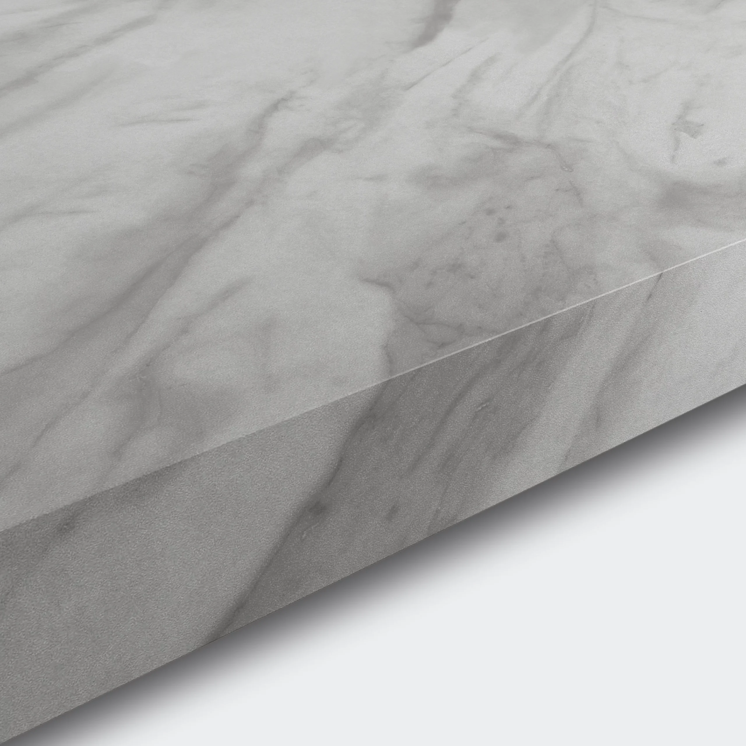 GoodHome 38mm Kala Matt White Stone Effect Chipboard & Laminate Square Edge Kitchen Breakfast Bar, (L)2000mm 1 GoodHome 38mm Kala Matt White Stone Effect Chipboard & Laminate Square Edge Kitchen Breakfast Bar, (L)2000mm