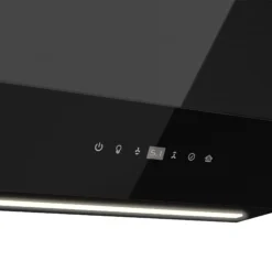 GoodHome AirSensor GHAG90ASBL Black Steel & Glass Angled Cooker Hood (W)89.8cm - Black 11 GoodHome AirSensor GHAG90ASBL Black Steel & Glass Angled Cooker Hood (W)89.8cm - Black -Goodhome goodhome airsensor ghag90asbl black steel glass angled cooker hood w 89 8cm black5059340445960 36c