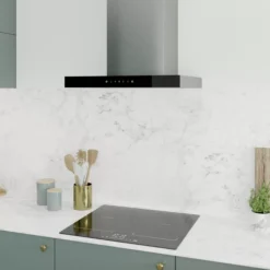 GoodHome AirSensor GHBH60ASBL Glass Box Cooker Hood (W)60cm -Goodhome goodhome airsensor ghbh60asbl glass box cooker hood w 60cm5059340445946 02i