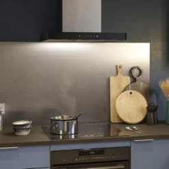 GoodHome AirSensor GHBH60ASBL Glass Box Cooker Hood (W)60cm -Goodhome goodhome airsensor ghbh60asbl glass box cooker hood w 60cm5059340445946 10i