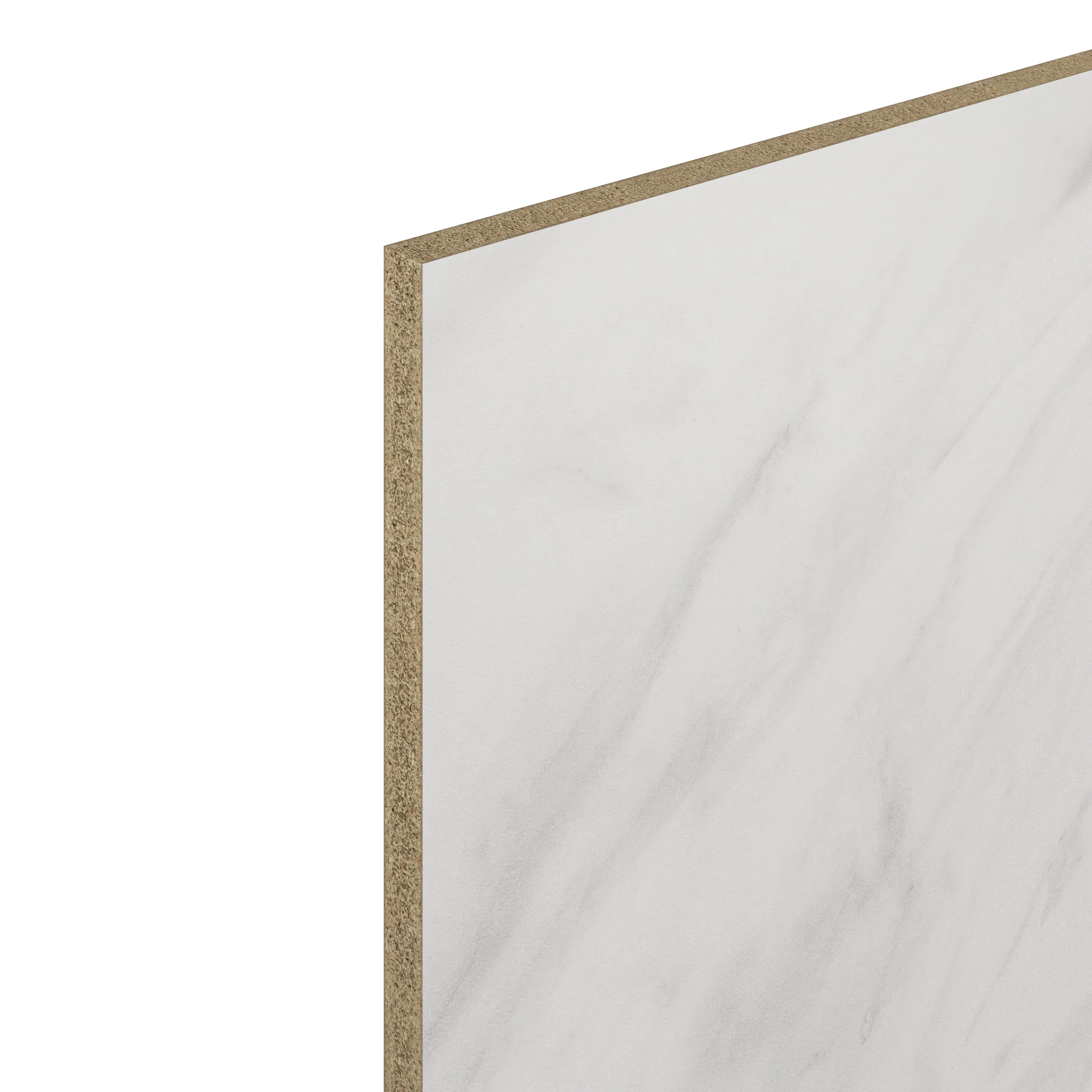 GoodHome Algiata White Marble Effect Laminate & Particle Board Back Panel, (H)600mm (W)3000mm (T)8mm 2 GoodHome Algiata White Marble Effect Laminate & Particle Board Back Panel, (H)600mm (W)3000mm (T)8mm - Image 2