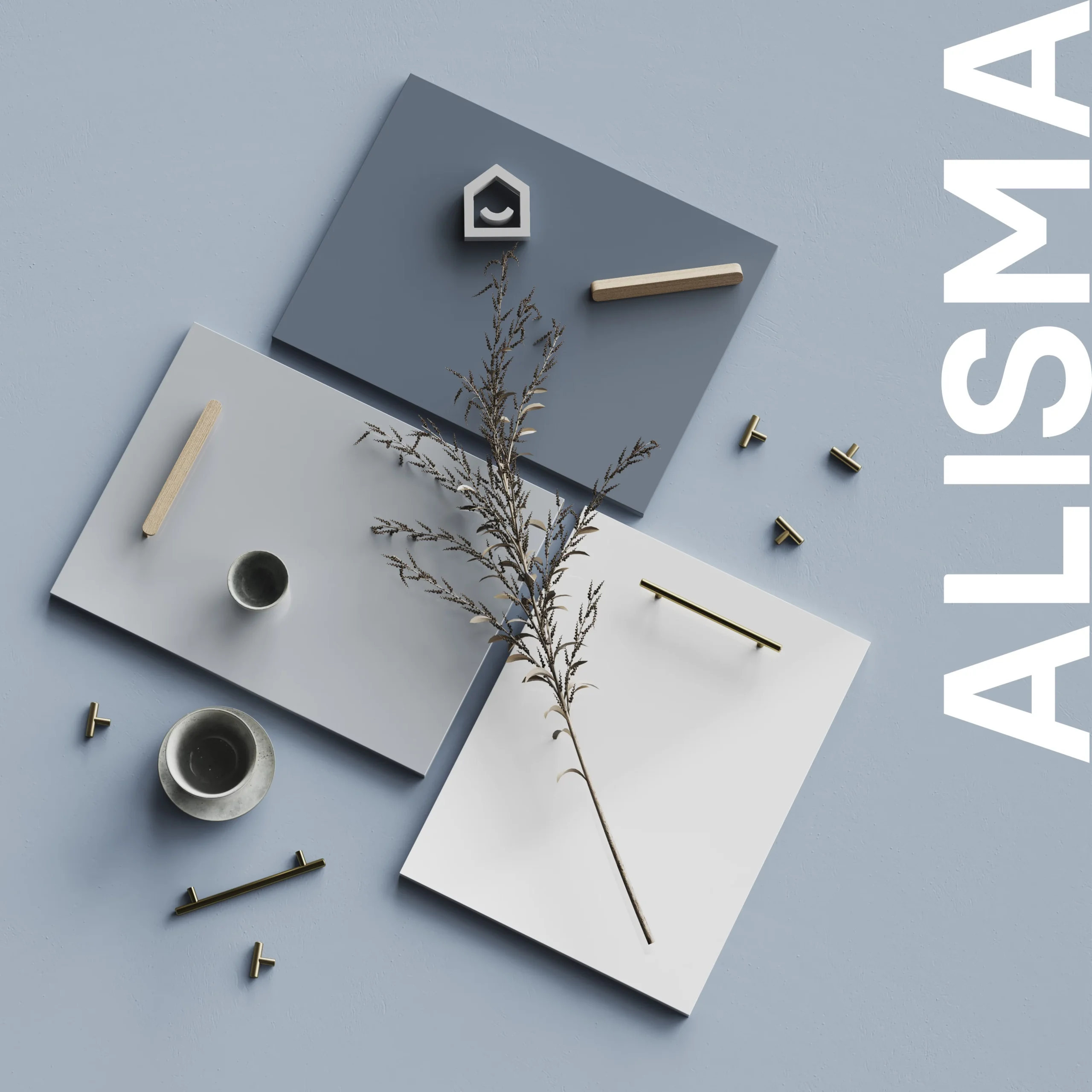 GoodHome Alisma High Gloss Grey Slab Drawer Front (W)500mm, Pack Of 3 12 GoodHome Alisma High Gloss Grey Slab Drawer Front (W)500mm, Pack Of 3 - Image 12