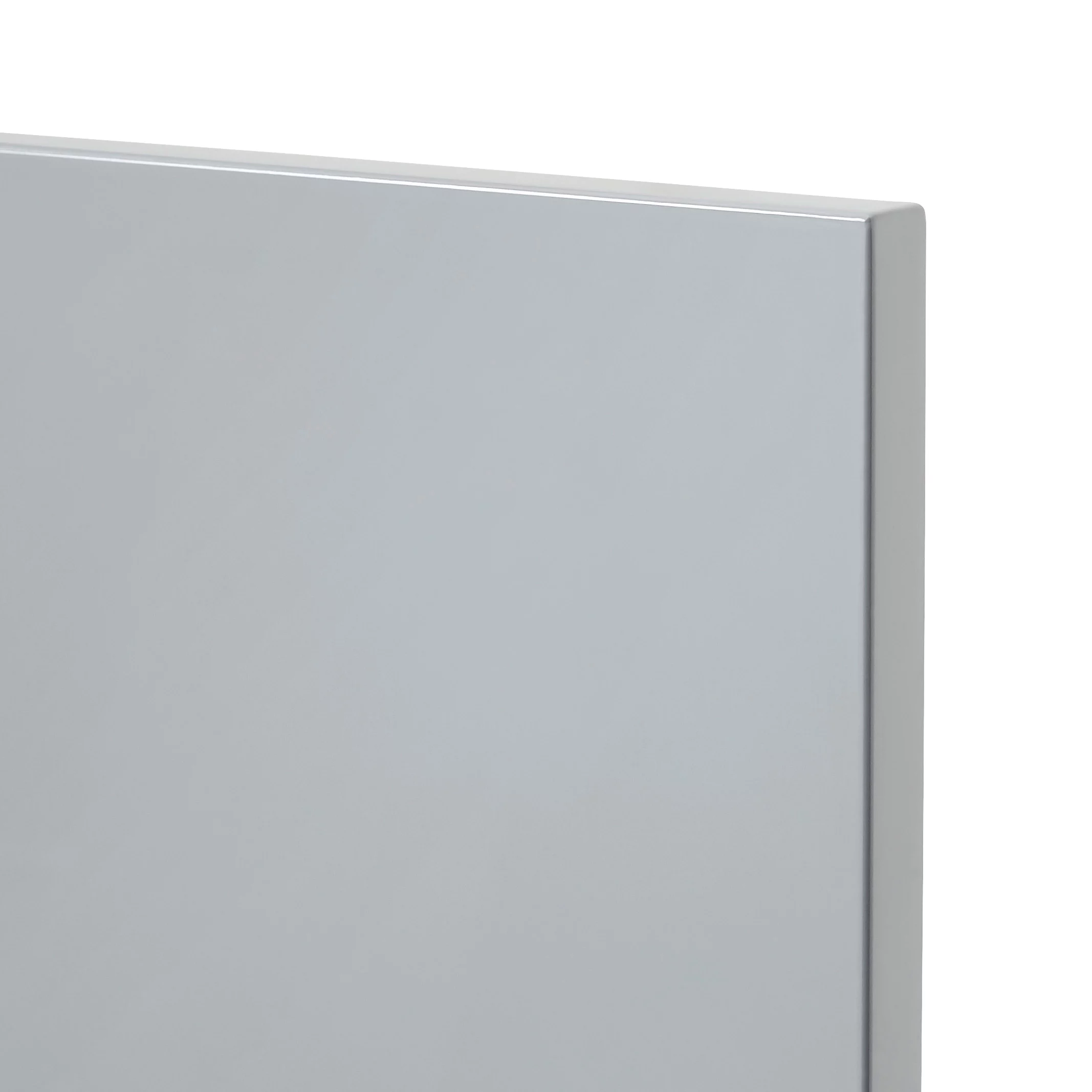 GoodHome Alisma High Gloss Grey Slab Drawer Front (W)500mm, Pack Of 4 2 GoodHome Alisma High Gloss Grey Slab Drawer Front (W)500mm, Pack Of 4 - Image 2