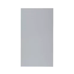 GoodHome Alisma High Gloss Grey Slab Highline Cabinet Door (W)400mm (H)715mm (T)18mm