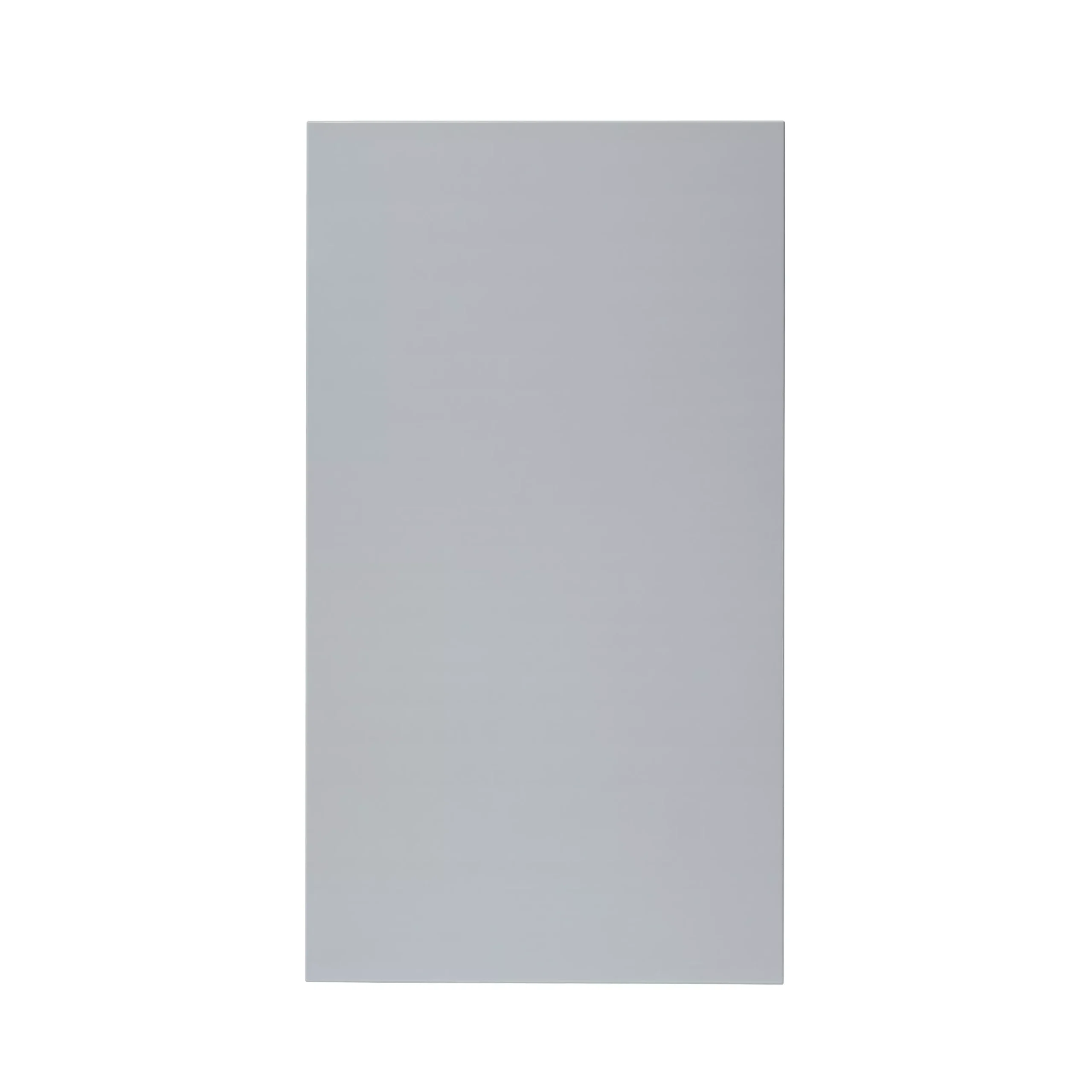 GoodHome Alisma High Gloss Grey Slab Highline Cabinet Door (W)400mm (H)715mm (T)18mm 1 GoodHome Alisma High Gloss Grey Slab Highline Cabinet Door (W)400mm (H)715mm (T)18mm