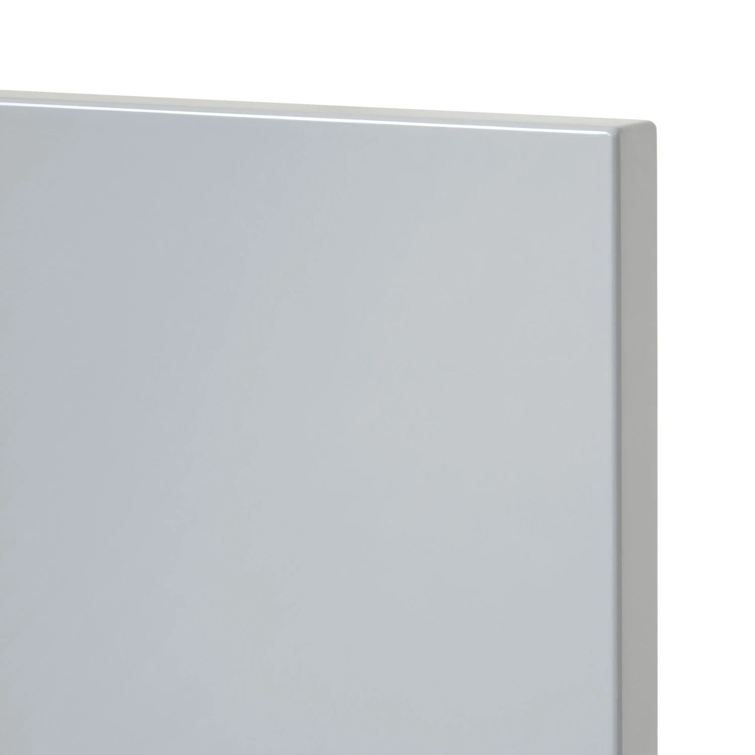 GoodHome Alisma High Gloss Grey Slab Larder/Fridge Cabinet Door (W)300mm (H)1287mm (T)18mm 2 GoodHome Alisma High Gloss Grey Slab Larder/Fridge Cabinet Door (W)300mm (H)1287mm (T)18mm - Image 2
