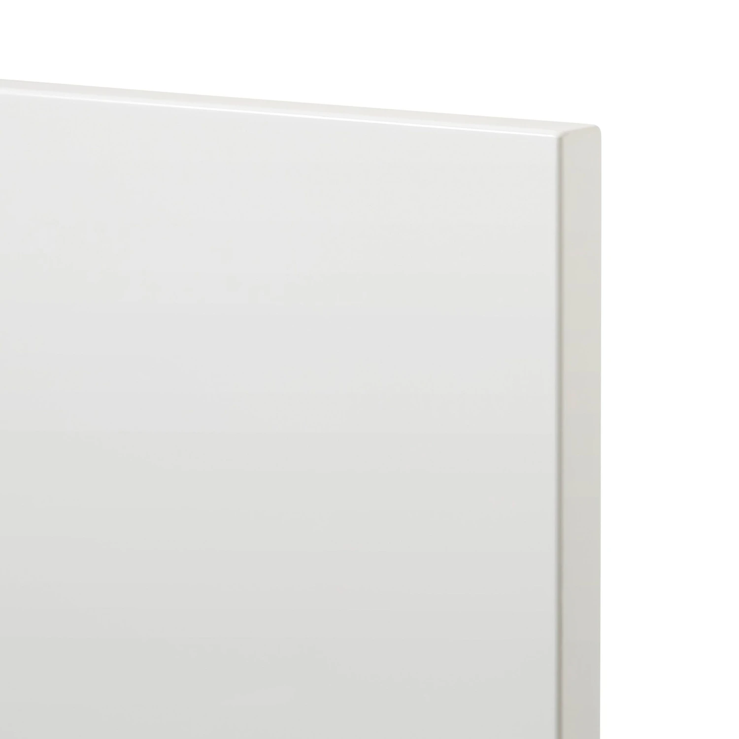 GoodHome Alisma High Gloss White Slab Drawer Front (W)500mm, Pack Of 4 2 GoodHome Alisma High Gloss White Slab Drawer Front (W)500mm, Pack Of 4 - Image 2