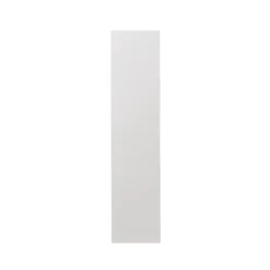 GoodHome Alisma High Gloss White Slab Larder/Fridge Cabinet Door (W)300mm (H)1287mm (T)18mm