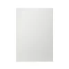 GoodHome Alisma High Gloss White Slab Tall Appliance Cabinet Door (W)600mm (H)867mm (T)18mm