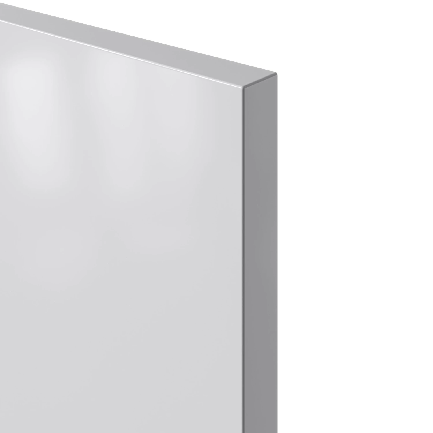 GoodHome Alisma Innovo Handleless Gloss Light Grey Slab Drawer Front, Bridging Door & Bi Fold Door, (W)300mm 2 GoodHome Alisma Innovo Handleless Gloss Light Grey Slab Drawer Front, Bridging Door & Bi Fold Door, (W)300mm - Image 2