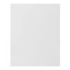 GoodHome Alisma Innovo Handleless Gloss White Slab Standard End Panel (H)715mm (W)595mm