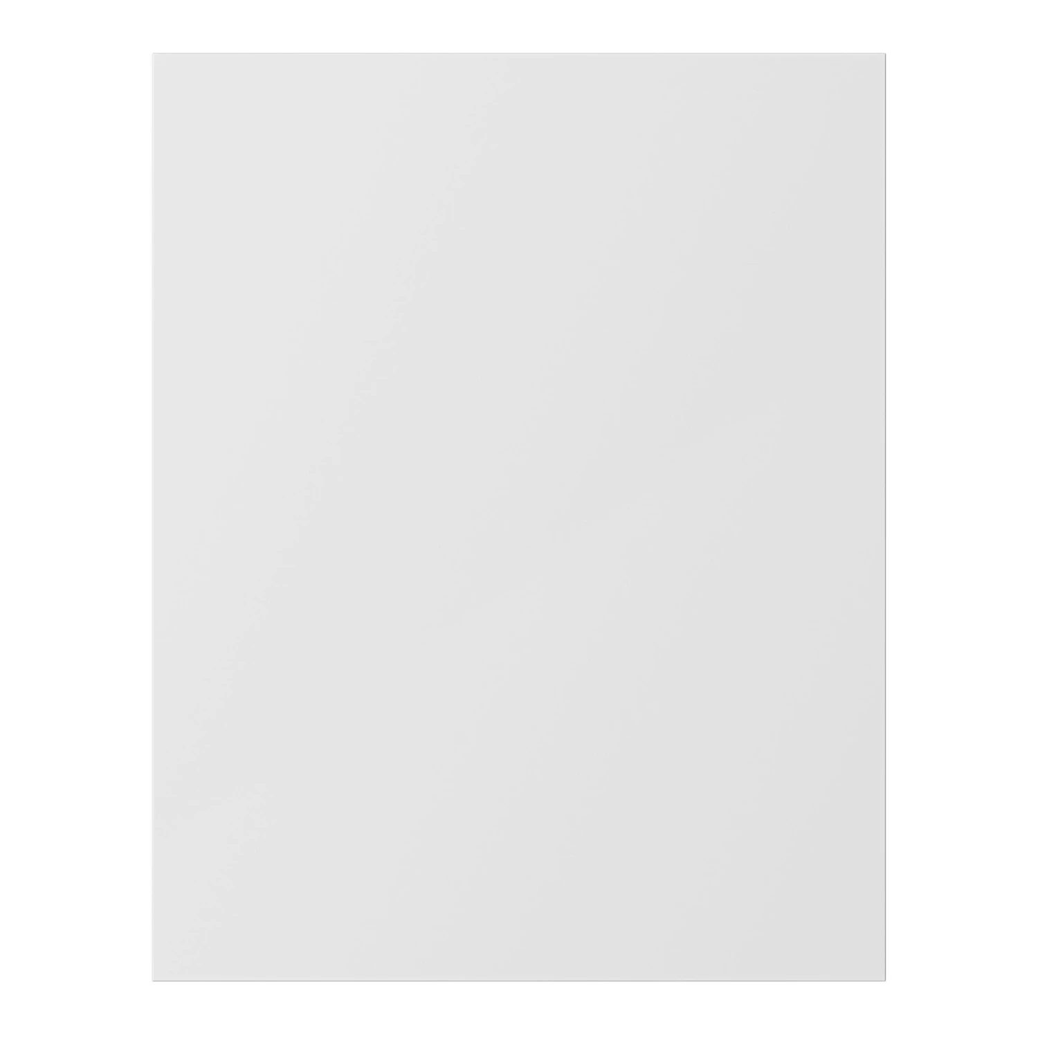 GoodHome Alisma Innovo Handleless Gloss White Slab Standard End Panel (H)715mm (W)595mm 1 GoodHome Alisma Innovo Handleless Gloss White Slab Standard End Panel (H)715mm (W)595mm