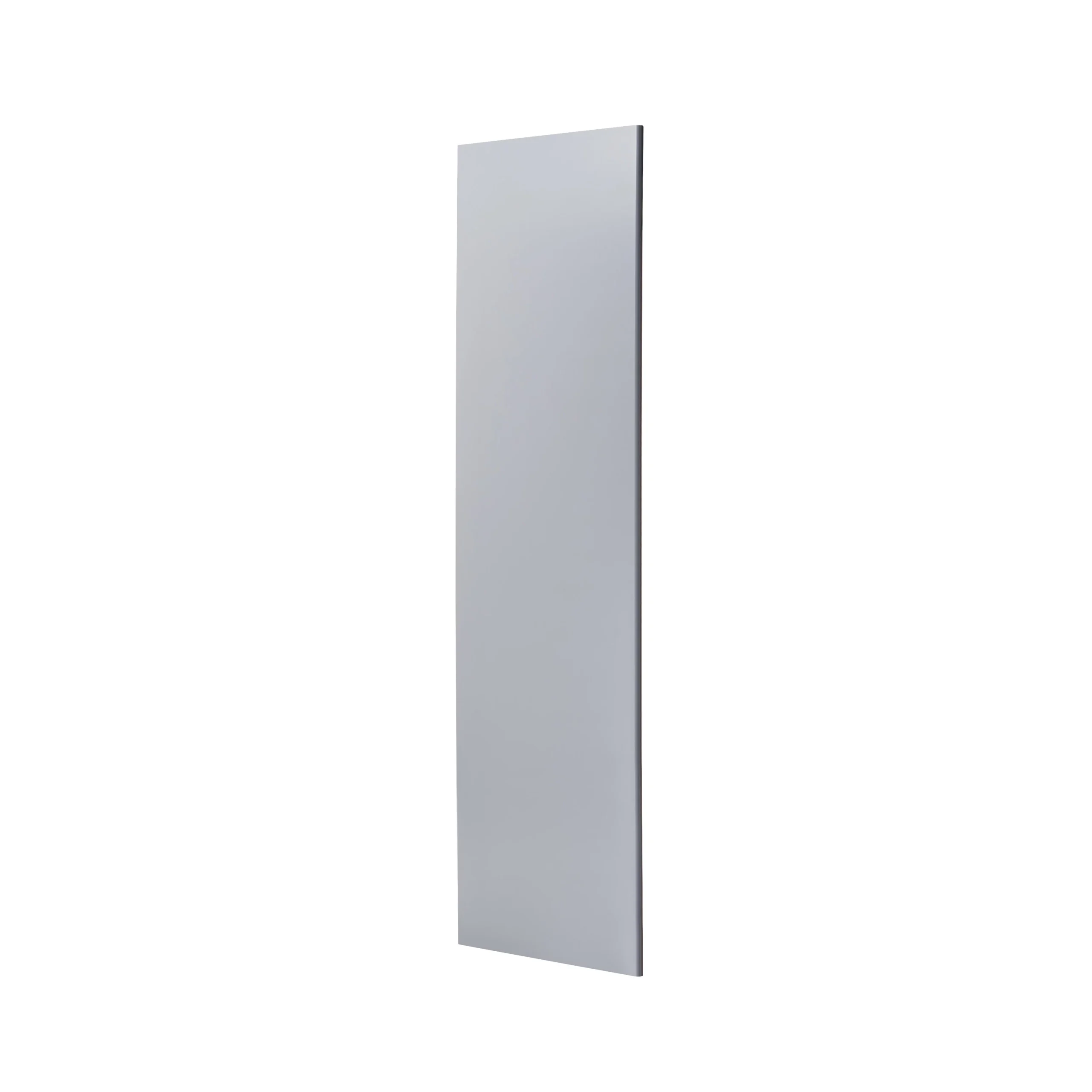 GoodHome Alisma Innovo Handleless High Gloss Grey Slab Clad On End Panel (H)2400mm (W)640mm 2 GoodHome Alisma Innovo Handleless High Gloss Grey Slab Clad On End Panel (H)2400mm (W)640mm - Image 2