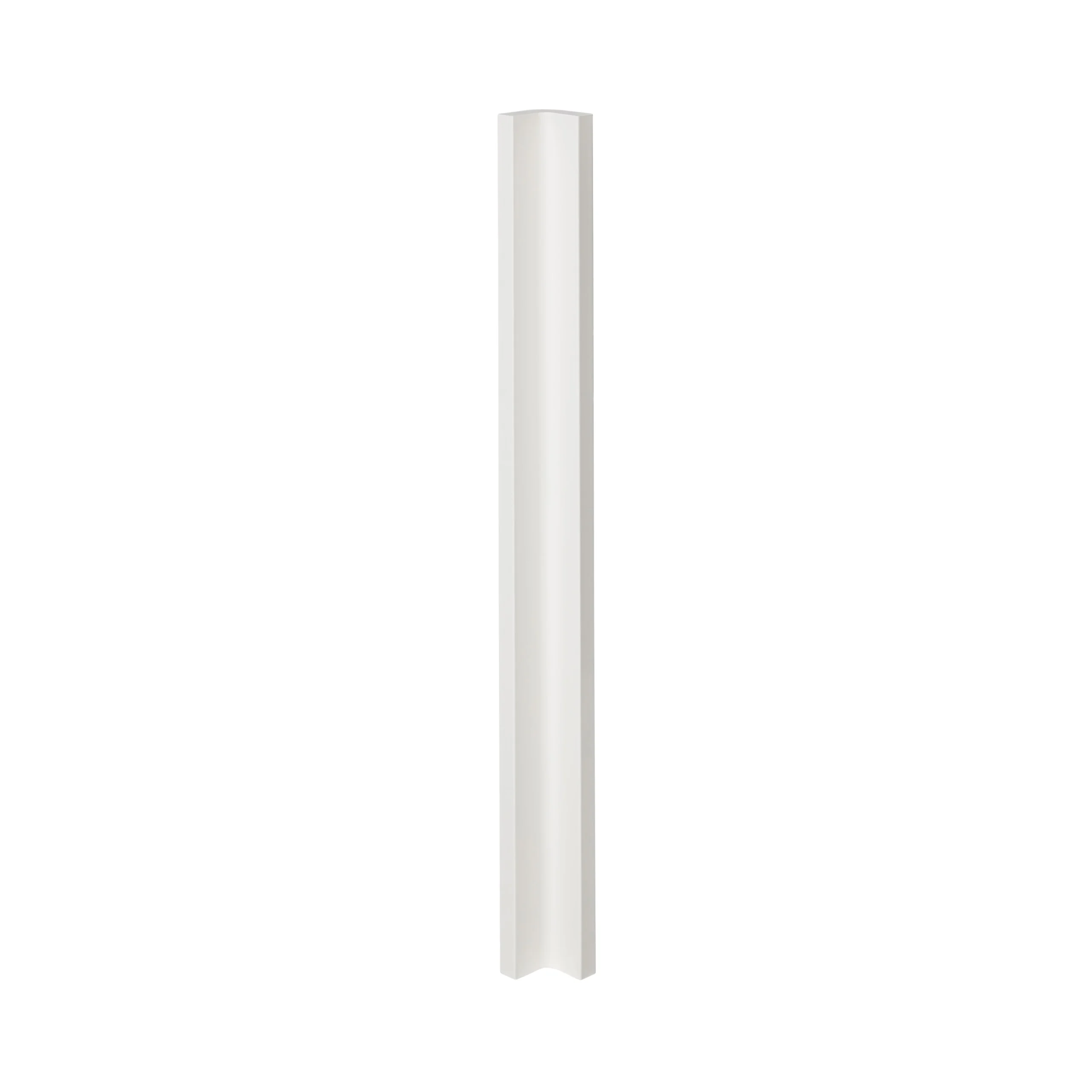 GoodHome Alisma Innovo Handleless High Gloss White Slab Standard Corner Post, (W)34mm (H)895mm 1 GoodHome Alisma Innovo Handleless High Gloss White Slab Standard Corner Post, (W)34mm (H)895mm