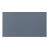 GoodHome Alisma Matt Blue Slab Drawer Front, Bridging Door & Bi Fold Door (W)600mm, Pack Of 2
