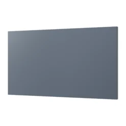 GoodHome Alisma Matt Blue Slab Drawer Front, Bridging Door & Bi Fold Door (W)600mm, Pack Of 2 -Goodhome goodhome alisma matt blue slab drawer front bridging door bi fold door w 600mm pack of 25059340798509 02c