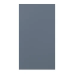 GoodHome Alisma Matt Blue Slab Highline Cabinet Door (W)400mm (H)715mm (T)18mm