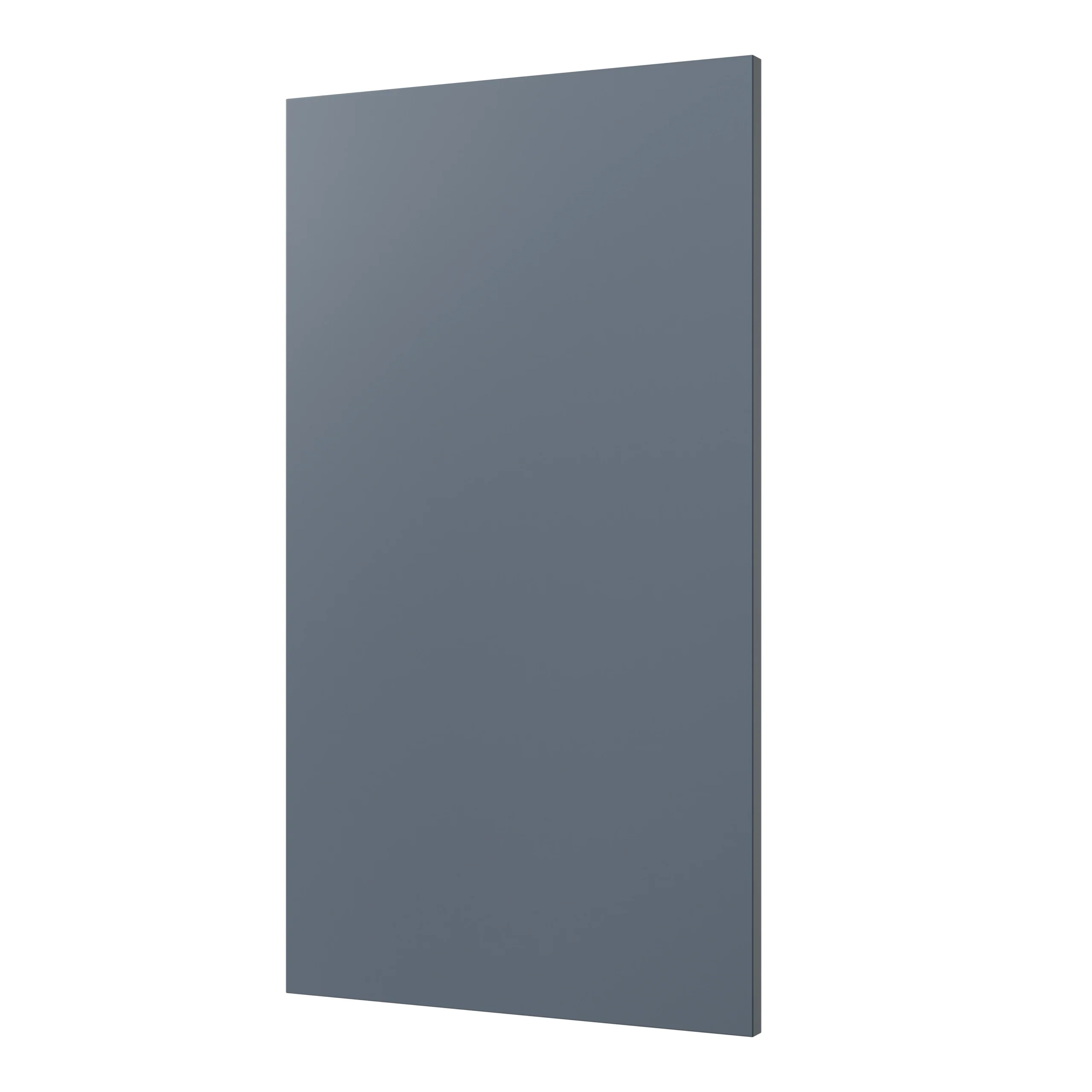 GoodHome Alisma Matt Blue Slab Highline Cabinet Door (W)400mm (H)715mm (T)18mm 3 GoodHome Alisma Matt Blue Slab Highline Cabinet Door (W)400mm (H)715mm (T)18mm - Image 3