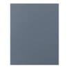 GoodHome Alisma Matt Blue Slab Standard Clad On End Panel (H)715mm (W)595mm