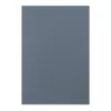 GoodHome Alisma Matt Blue Slab Standard End Panel (H)934mm (W)640mm