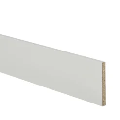 GoodHome Alpinia Grey Wood Effect Square Edge Plinth, (L)2400mm