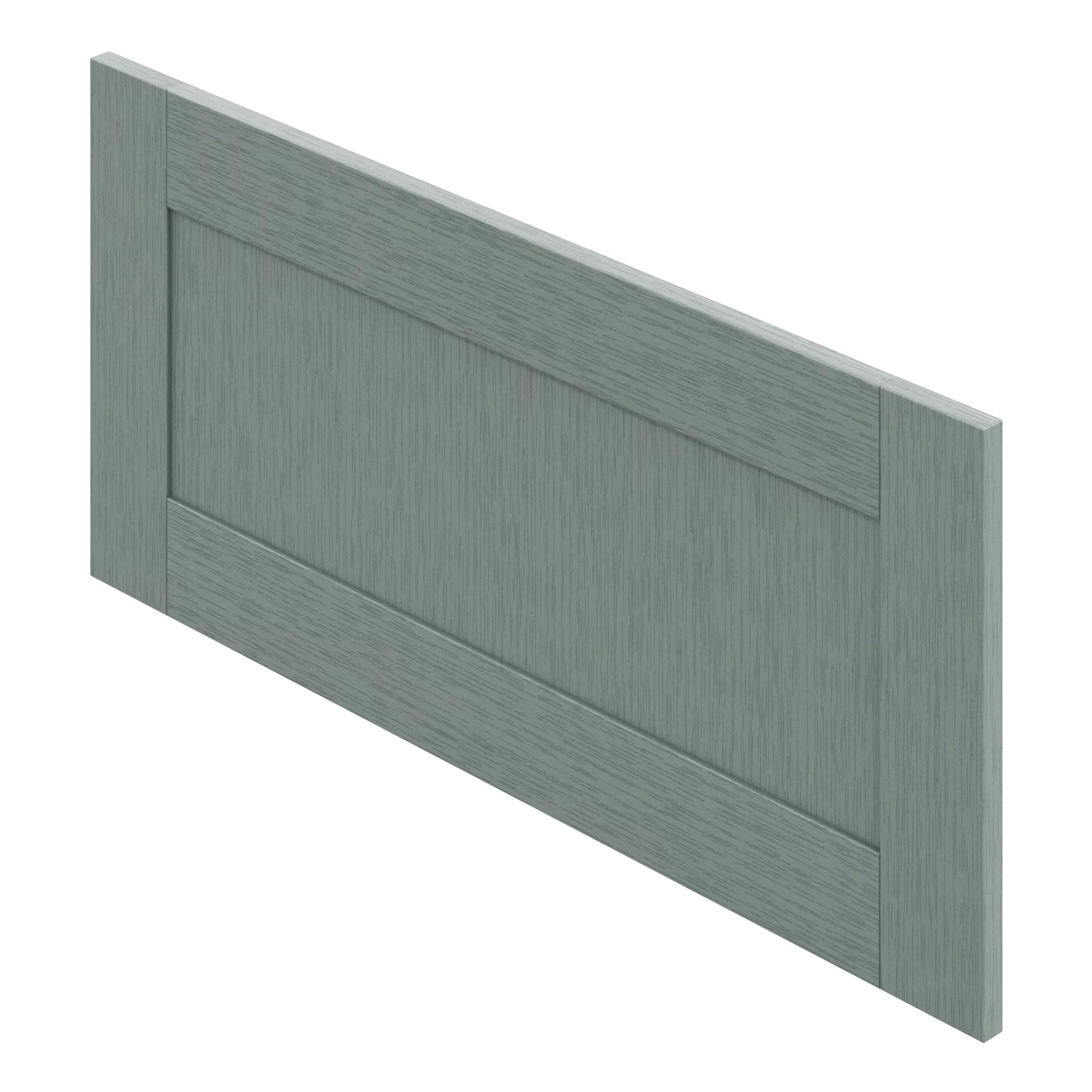 GoodHome Alpinia Matt Green Painted Wood Effect Shaker Drawer Front, Bridging Door & Bi Fold Door, (W)800mm (H)356mm (T)18mm 3 GoodHome Alpinia Matt Green Painted Wood Effect Shaker Drawer Front, Bridging Door & Bi Fold Door, (W)800mm (H)356mm (T)18mm - Image 3