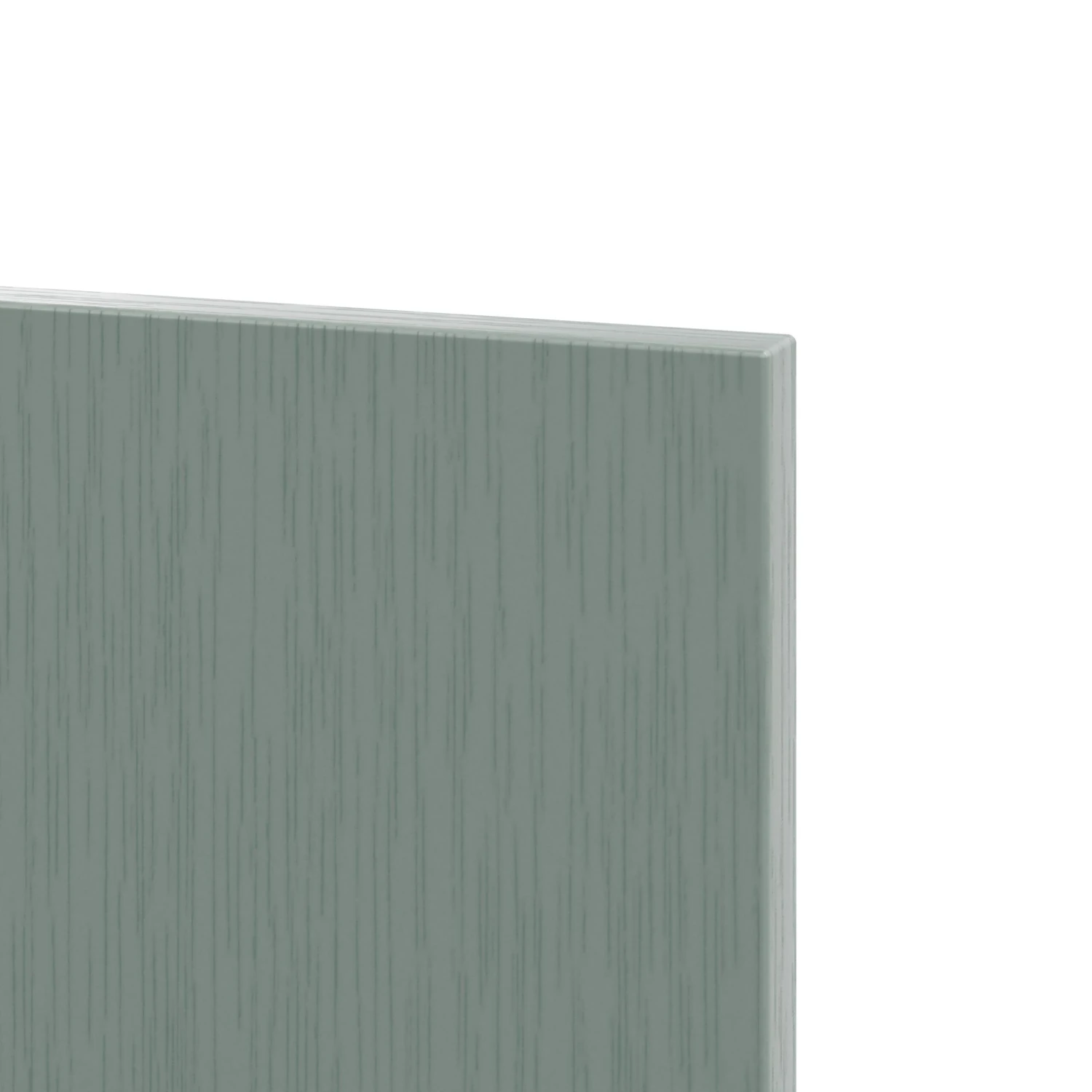 GoodHome Alpinia Matt Green Painted Wood Effect Shaker Standard Clad On End Panel (H)900mm (W)610mm 4 GoodHome Alpinia Matt Green Painted Wood Effect Shaker Standard Clad On End Panel (H)900mm (W)610mm - Image 4