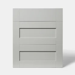 GoodHome Alpinia Matt Grey Painted Wood Effect Shaker Drawer Front (W)600mm, Pack Of 3 23 GoodHome Alpinia Matt Grey Painted Wood Effect Shaker Drawer Front (W)600mm, Pack Of 3 -Goodhome goodhome alpinia matt grey painted wood effect shaker drawer front w 600mm pack of 33663602645962 02c