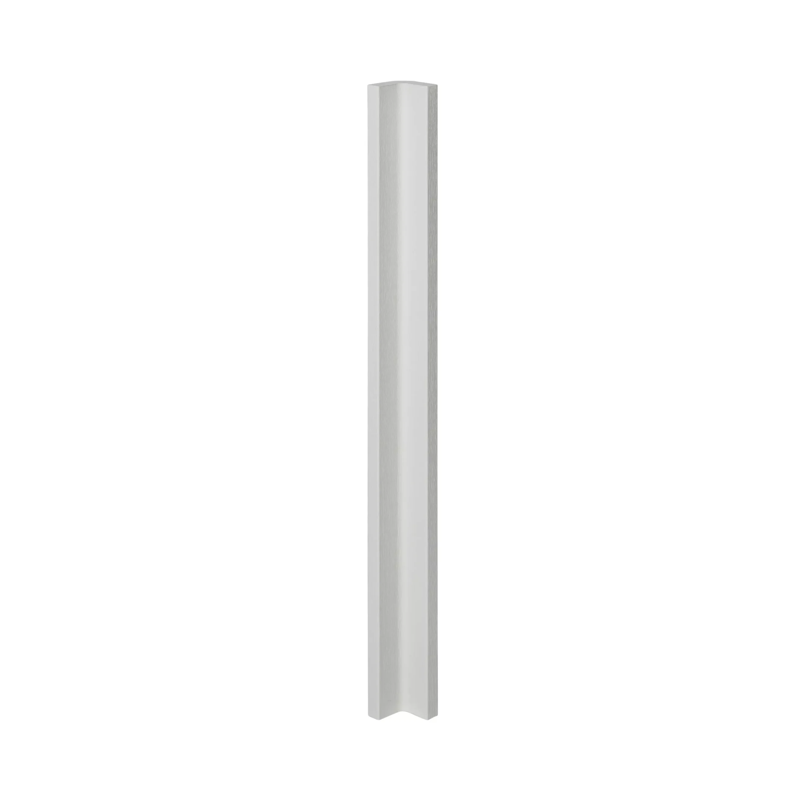 GoodHome Alpinia Matt Grey Painted Wood Effect Shaker Standard Corner Post, (W)59mm (H)715mm 1 GoodHome Alpinia Matt Grey Painted Wood Effect Shaker Standard Corner Post, (W)59mm (H)715mm