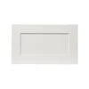 GoodHome Alpinia Matt Ivory Painted Wood Effect Shaker Drawer Front, Bridging Door & Bi Fold Door, (W)600mm (H)356mm (T)18mm
