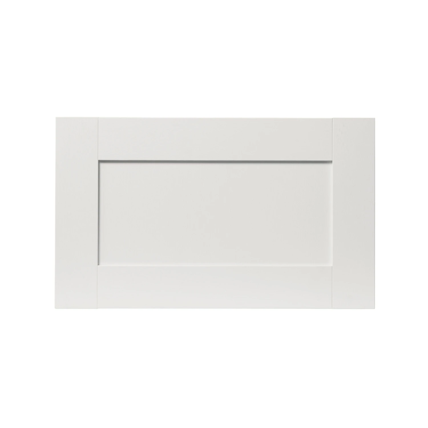 GoodHome Alpinia Matt Ivory Painted Wood Effect Shaker Drawer Front, Bridging Door & Bi Fold Door, (W)600mm (H)356mm (T)18mm 1 GoodHome Alpinia Matt Ivory Painted Wood Effect Shaker Drawer Front, Bridging Door & Bi Fold Door, (W)600mm (H)356mm (T)18mm