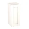 GoodHome Alpinia Matt Ivory Painted Wood Effect Shaker Wall Kitchen Cabinet (W)300mm (H)720mm