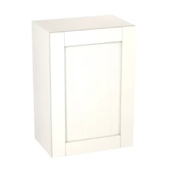 GoodHome Alpinia Matt Ivory Painted Wood Effect Shaker Wall Kitchen Cabinet (W)500mm (H)720mm