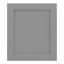 GoodHome Alpinia Matt Slate Grey Painted Wood Effect Shaker Appliance Cabinet Door (W)600mm (H)687mm (T)18mm
