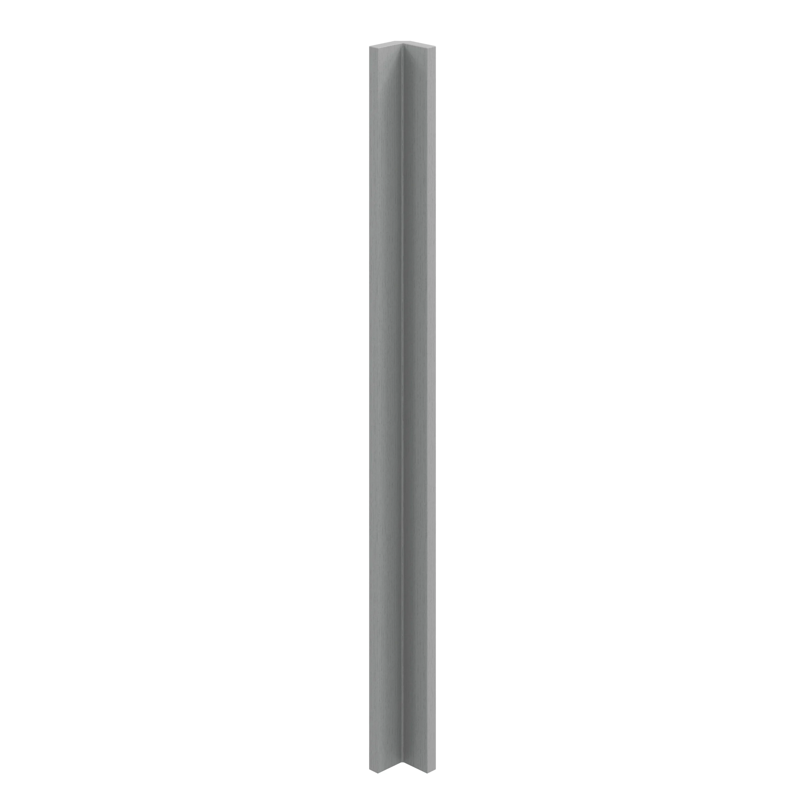 GoodHome Alpinia Matt Slate Grey Painted Wood Effect Shaker Tall Wall Corner Post, (W)59mm (H)895mm 1 GoodHome Alpinia Matt Slate Grey Painted Wood Effect Shaker Tall Wall Corner Post, (W)59mm (H)895mm
