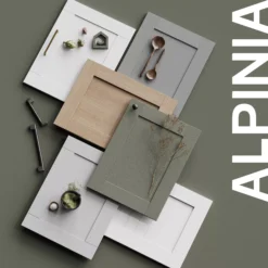 GoodHome Alpinia Matt White Tongue & Groove Shaker Highline Cabinet Door (W)600mm (H)715mm (T)18mm -Goodhome goodhome alpinia matt white tongue groove shaker highline cabinet door w 600mm h 715mm t 18mm3663602644675 06i