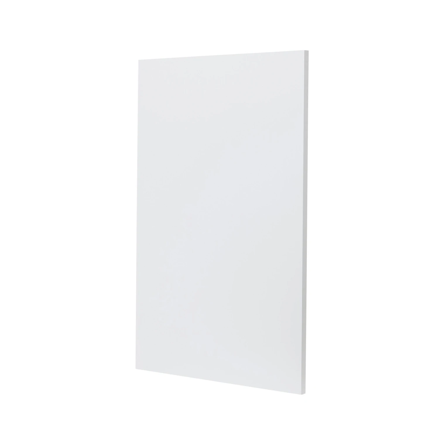 GoodHome Alpinia Matt White Tongue & Groove Shaker Standard Base End Support Panel (H)870mm (W)590mm 2 GoodHome Alpinia Matt White Tongue & Groove Shaker Standard Base End Support Panel (H)870mm (W)590mm - Image 2