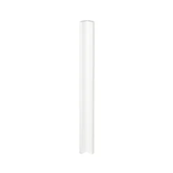 GoodHome Alpinia Matt White Tongue & Groove Shaker Standard Corner Post, (W)59mm (H)715mm