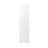GoodHome Alpinia Matt White Tongue & Groove Shaker Tall Appliance & Larder End Panel (H)2190mm (W)570mm, Pair