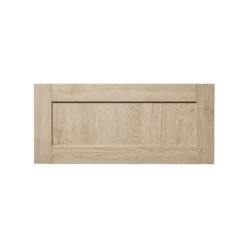 GoodHome Alpinia Oak Effect Shaker Drawer Front, Bridging Door & Bi Fold Door, (W)800mm (H)356mm (T)18mm